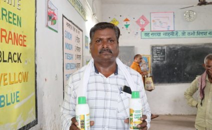 नैनो यूरिया से आसान हुई खेती, किसान गुलाबचंद राठौर को मिल रहे बेहतर परिणाम